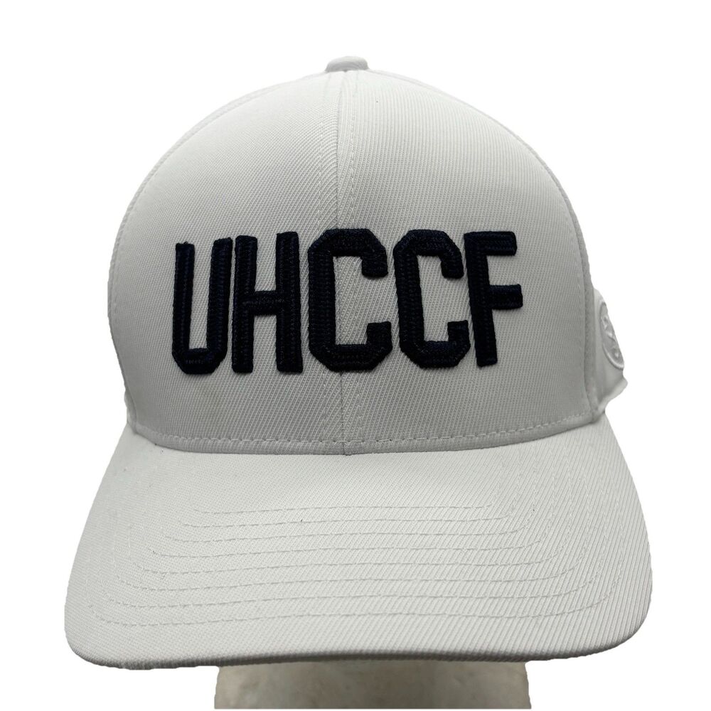 G/FORE UHCCF White Adjustable Snapback Golf Hat Silverado Logo Cap OSFA